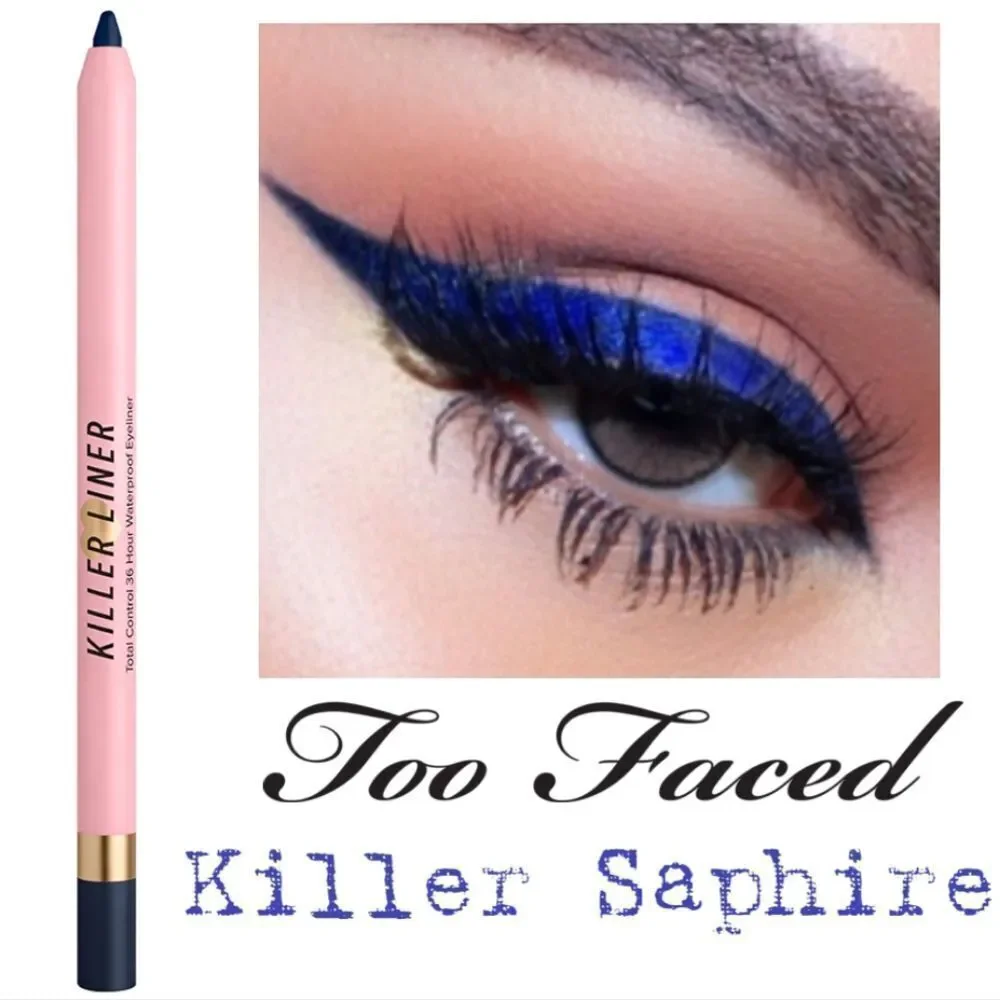 Too Faced WATERPROOF Gel eye liner in Killer Saphire (Dark Navy Blue)